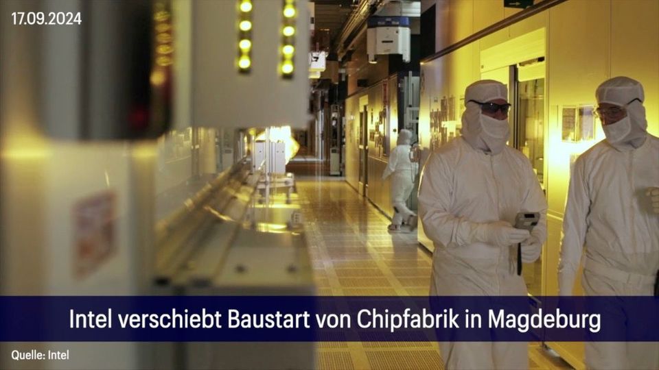 Aktie im Fokus: Intel verschiebt Baustart von Chipfabrik in Magdeburg